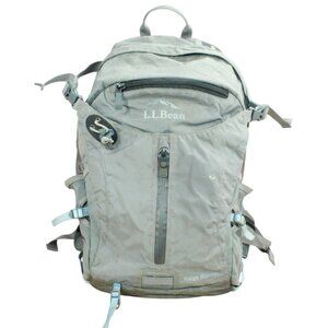 LL Bean Ridge Runner Day Pack Hiking Backpack Ripstop Gray